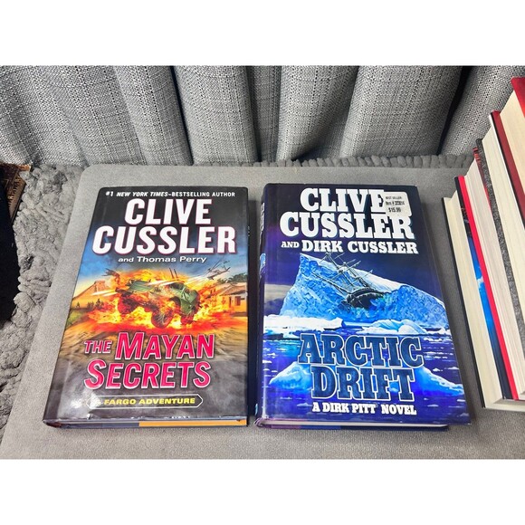 Clive Cussler Mixed Books Lot of 6 HB DJ Oregon Files Dirk Pitt - Picture 5 of 15